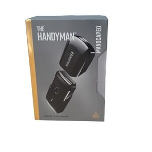 Manscaped The Handyman Compact Face Shaver Black USB Rechargeable Open Box